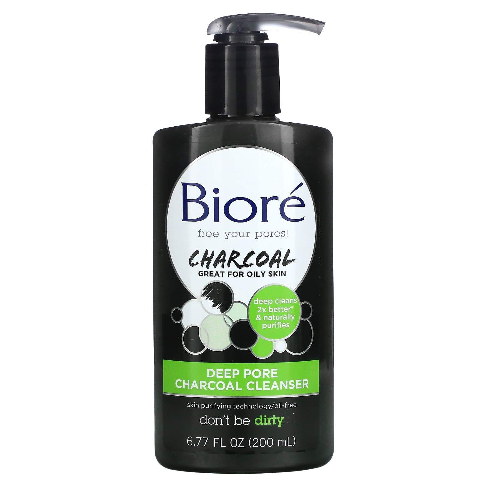 Biore-Deep Pore Charcoal Cleanser-6.77 fl oz (200 ml)