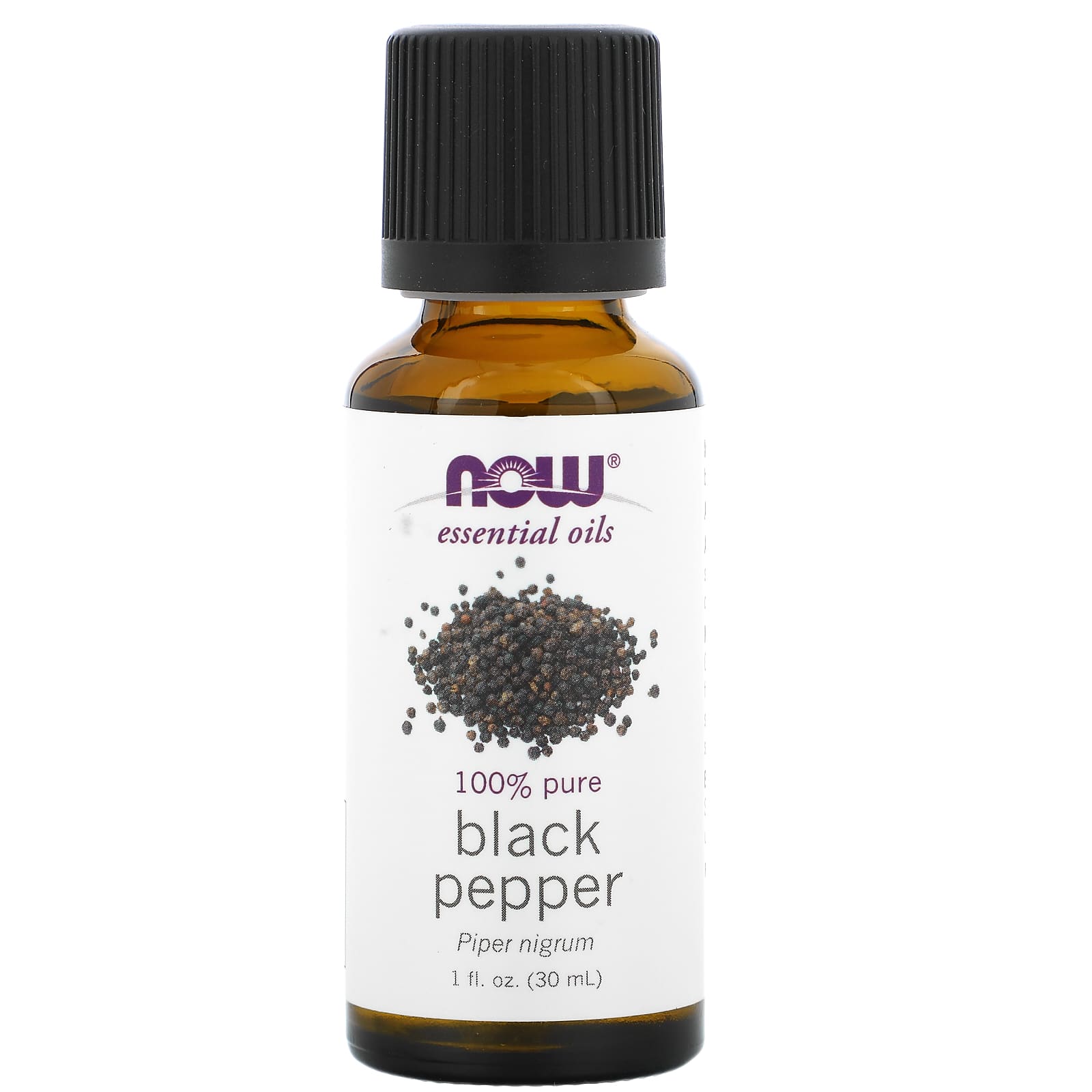 NOW Foods-Essential Oils-Black Pepper Oil-1 fl oz (30 ml)