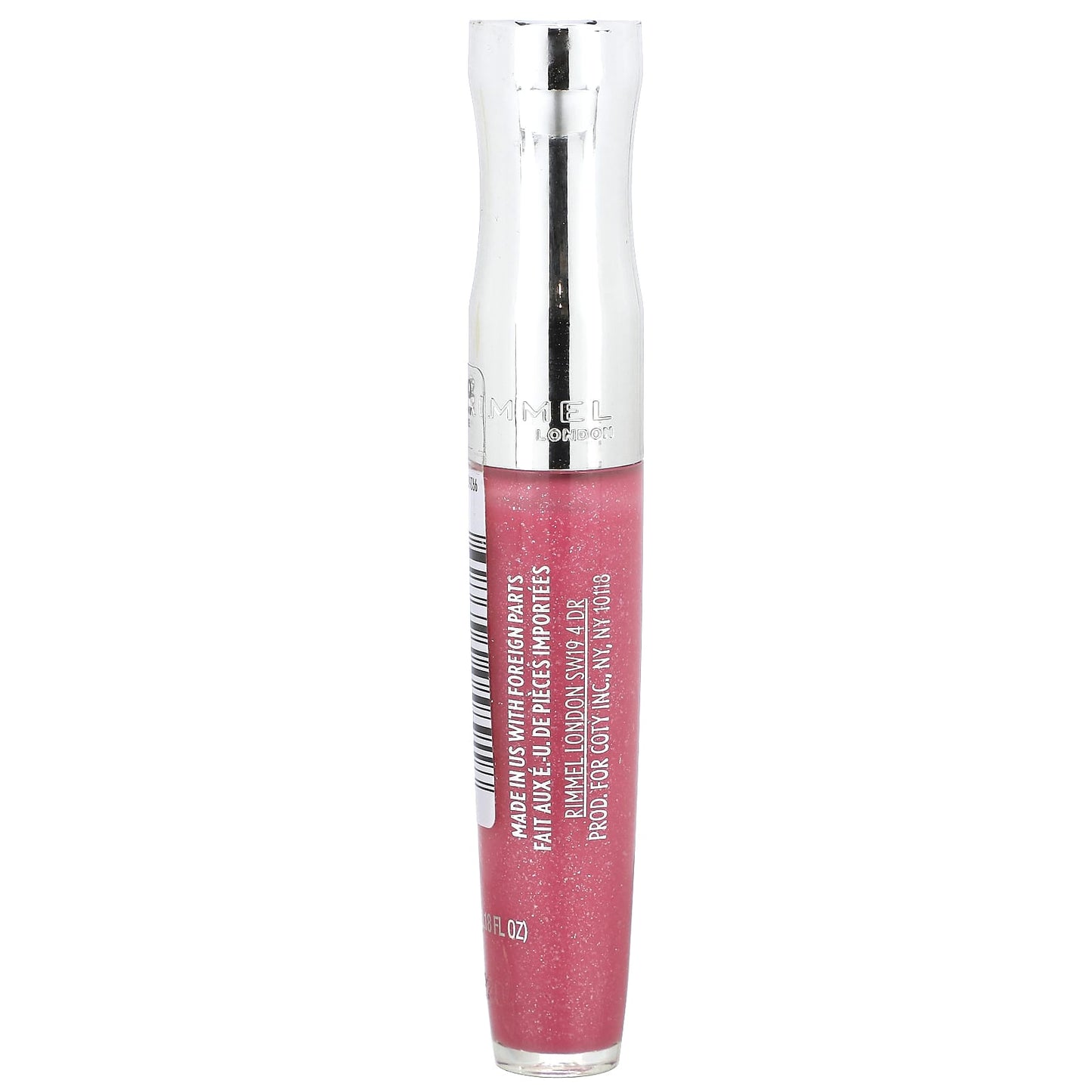 Rimmel London, Stay Glossy Lip Gloss, 160 Stay My Rose, 0.18 fl oz (5.5 ml)