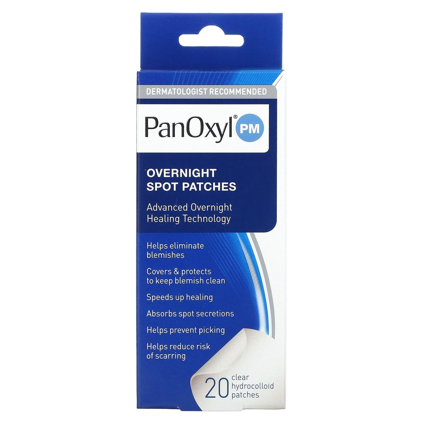 PanOxyl-PM-Overnight Spot Patches -20 Clear Hydrocolloid Patches