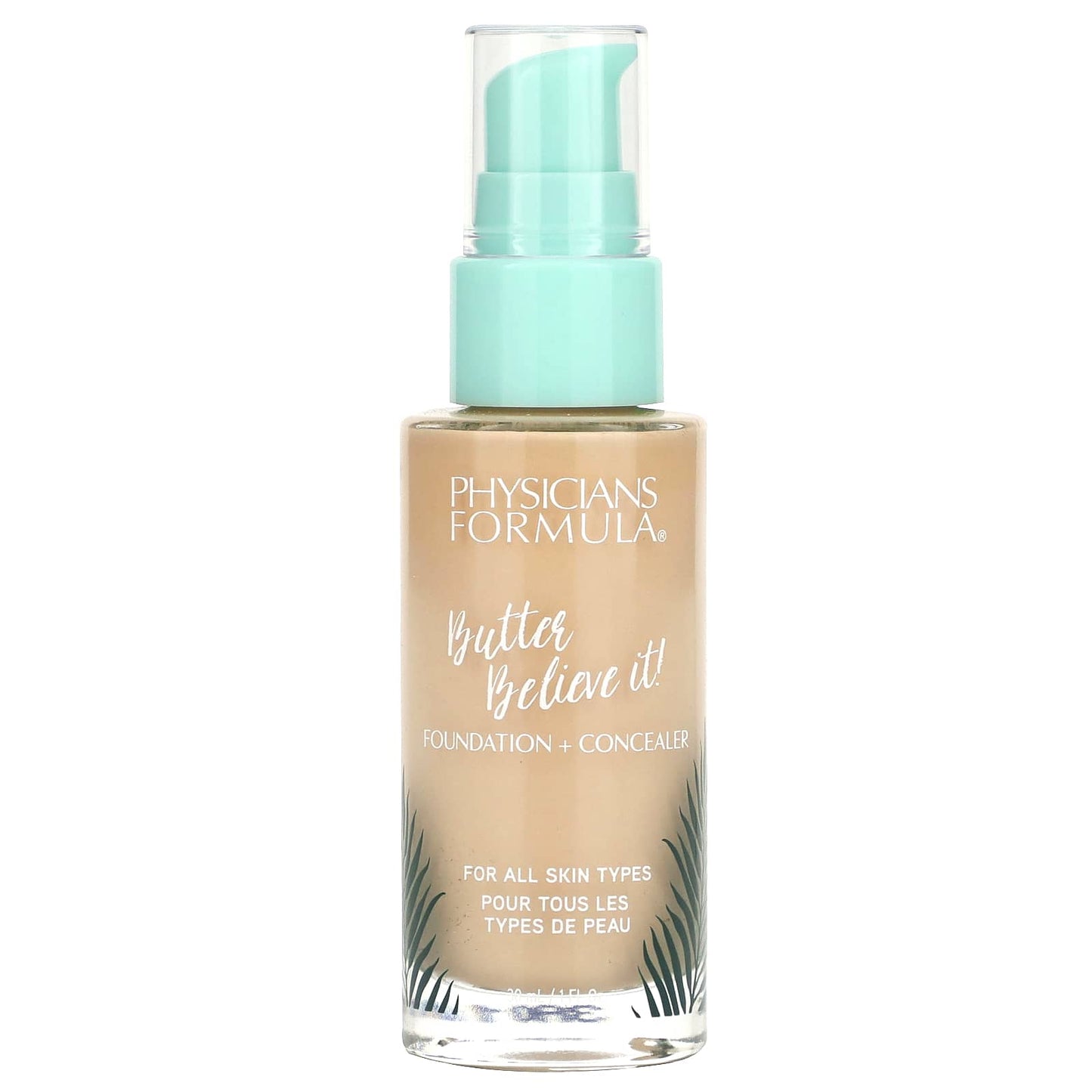 Physicians Formula-Butter Believe It-Foundation + Concealer-Fair-To-Light-1 fl oz (30 ml)