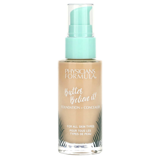 Physicians Formula-Butter Believe It-Foundation + Concealer-Fair-To-Light-1 fl oz (30 ml)