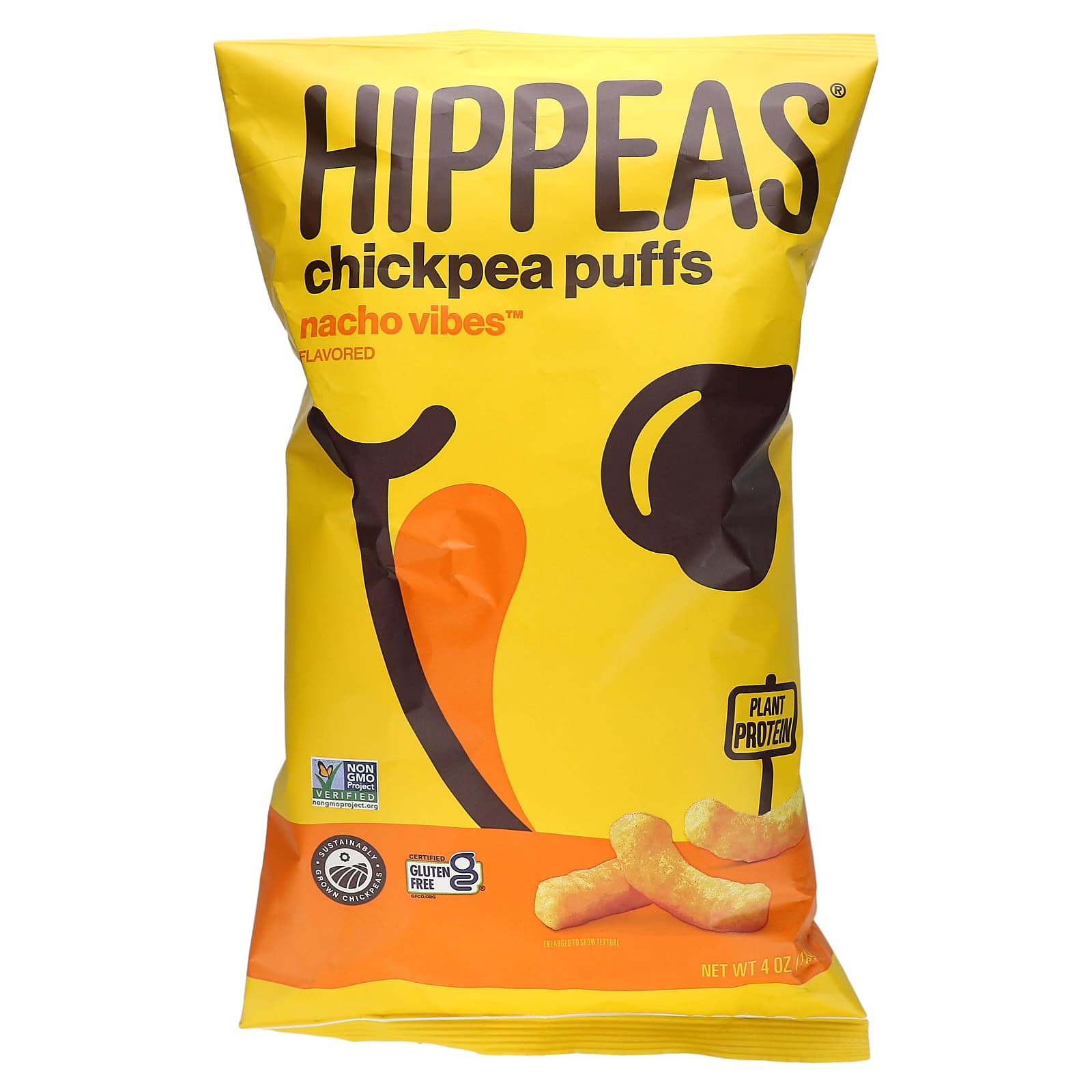 Hippeas-Chickpea Puffs-Nacho Vibes-4 oz (113 g)