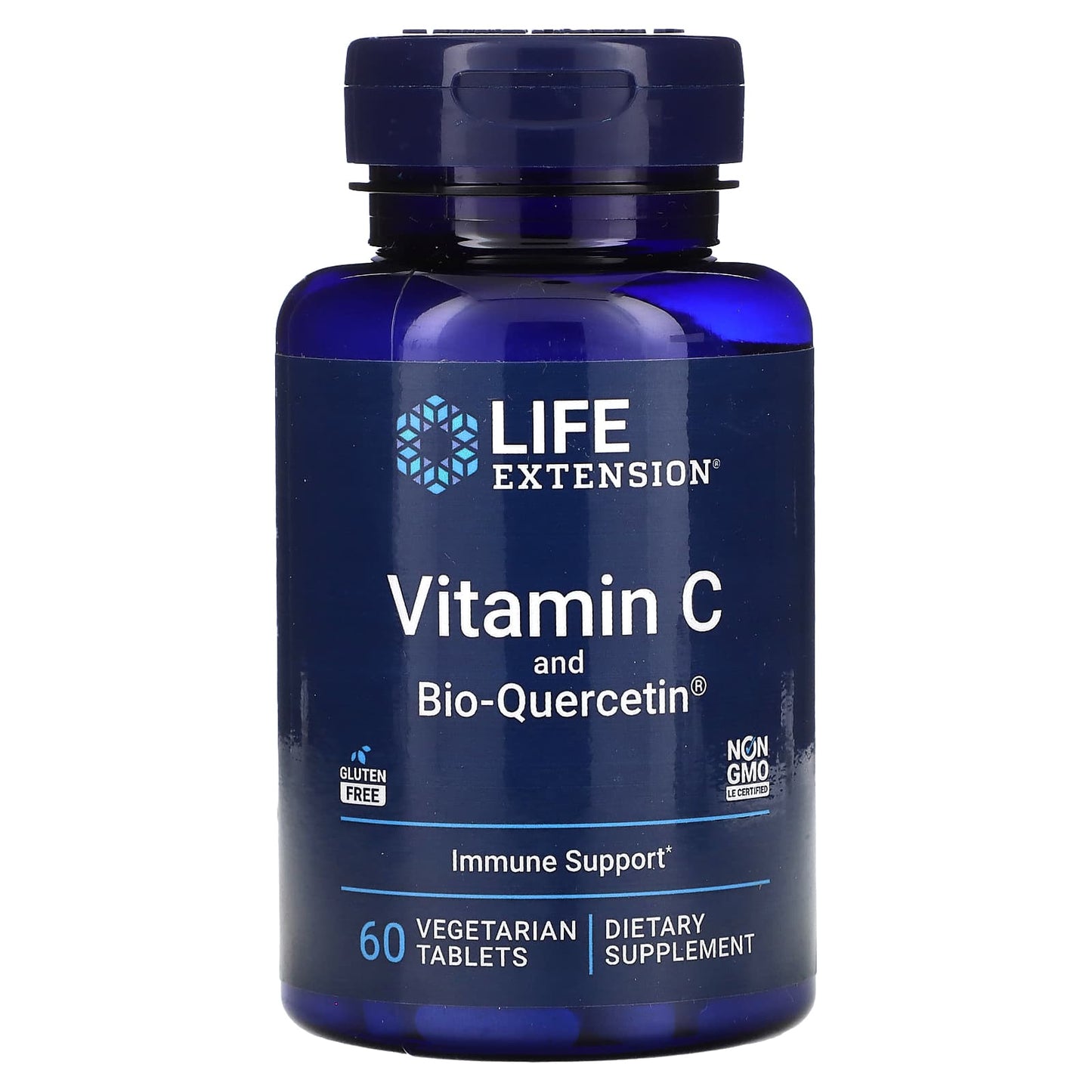 Life Extension-Vitamin C and Bio-Quercetin-60 Vegetarian Tablets