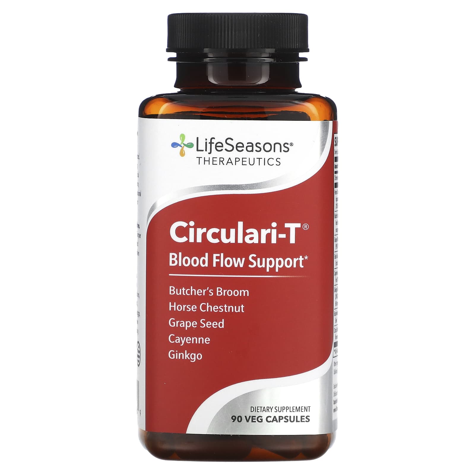 LifeSeasons-Circulari-T-Blood Flow Support-90 Veg Capsules