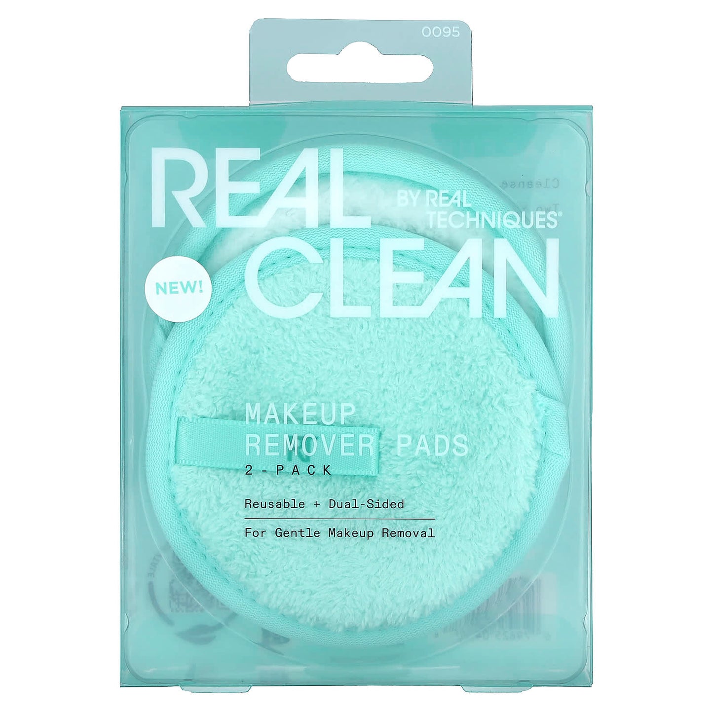 Real Techniques, Makeup Remover Pads, Reusable + Dual-Sided, 2 Pack