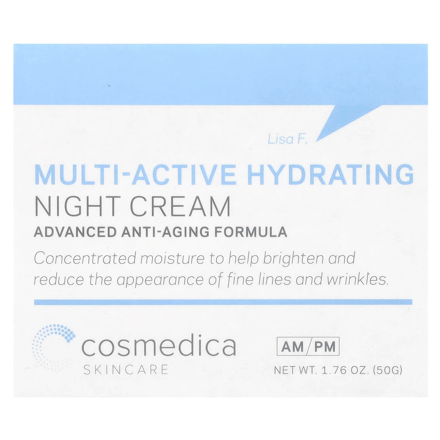 Cosmedica Skincare, Multi-Active Hydrating Night Cream, 1.76 oz (50 g)