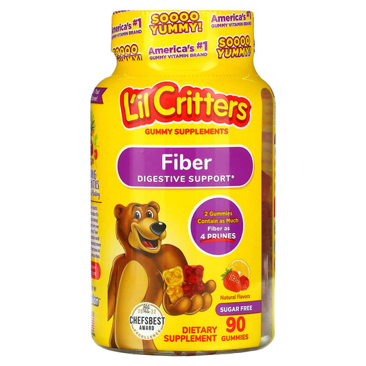 L'il Critters-Fiber Digestive Support-Natural Flavors-90 Gummies