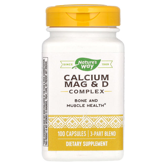 Nature's Way-Calcium Mag & D Complex-100 Capsules