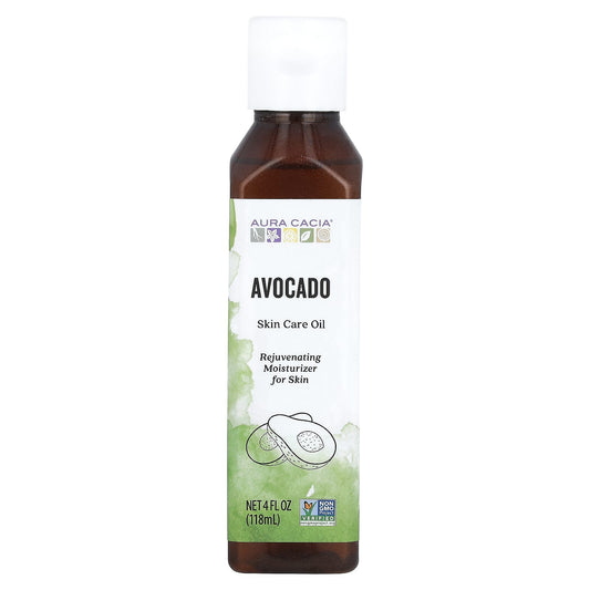 Aura Cacia-Skin Care Oil-Avocado-4 fl oz (118 ml)