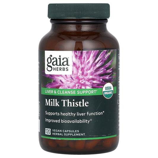 Gaia Herbs-Milk Thistle-120 Vegan Capsules