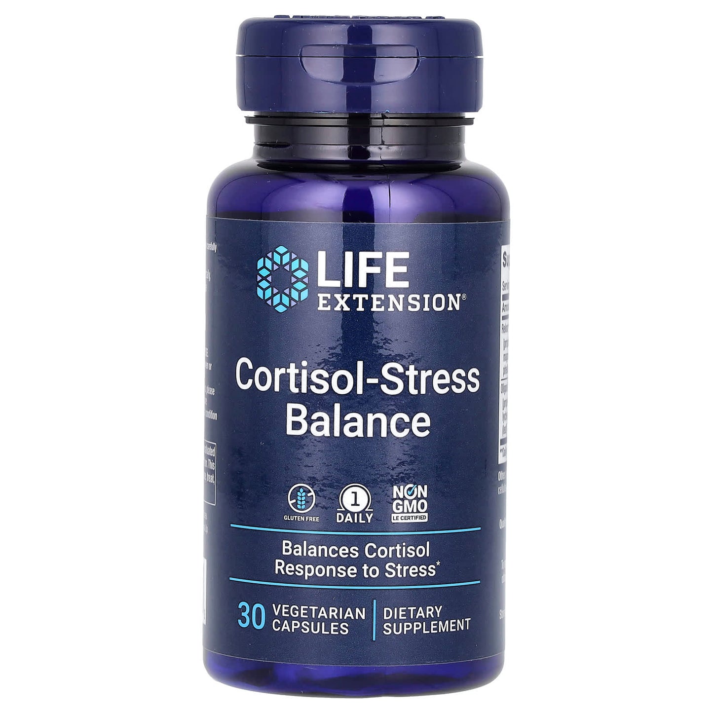 Life Extension-Cortisol-Stress Balance-30 Vegetarian Capsules