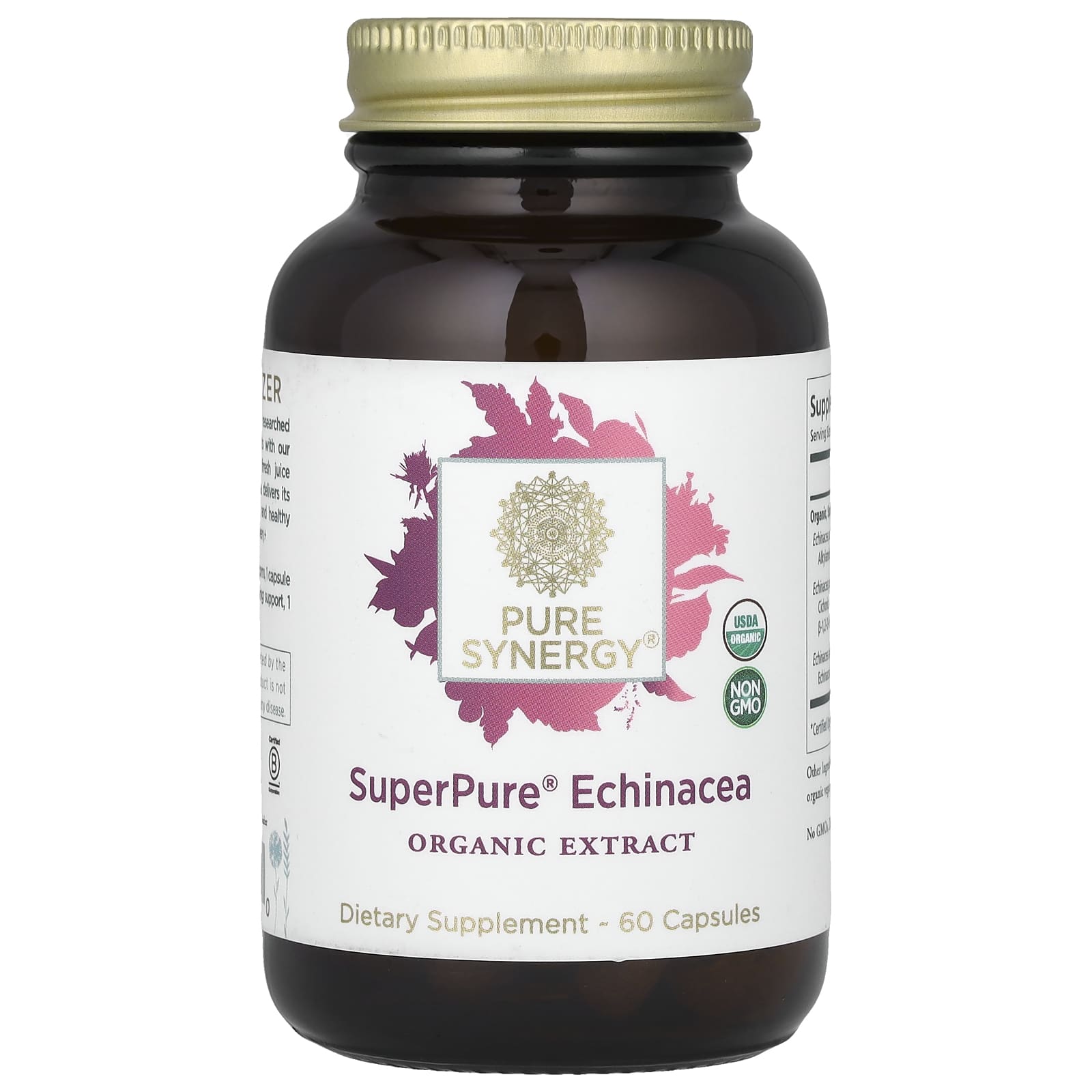 Pure Synergy-SuperPure Echinacea-60 Capsules