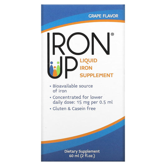 A.C. Grace Company-Iron Up-Liquid Iron Supplement-Grape-2 fl oz (60 ml)