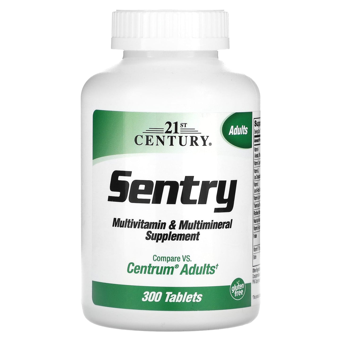 21st Century-Sentry-Adults Multivitamin & Multimineral Supplement-300 Tablets