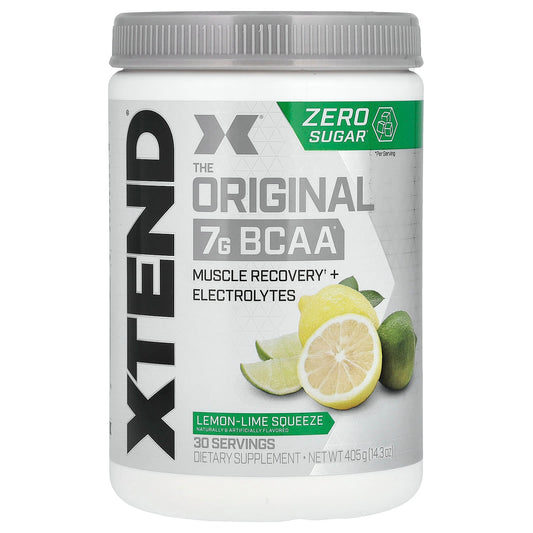 Xtend-The Original 7G BCAA-Lemon-Lime Squeeze-14.3 oz (405 g)