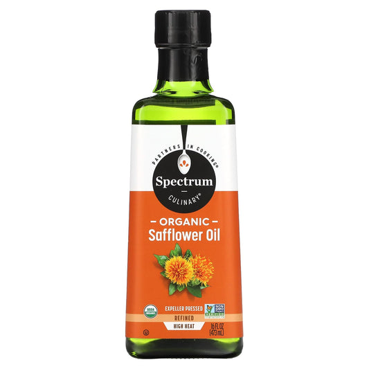 Spectrum Culinary-Organic Safflower Oil-Refined-16 fl oz (473 ml)