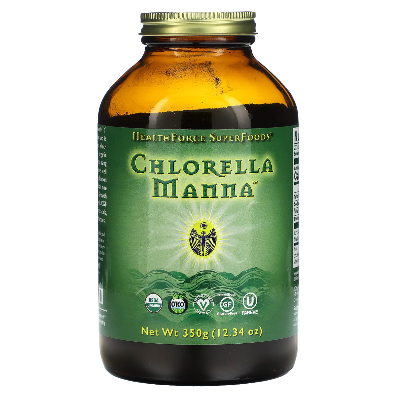 HealthForce Superfoods-Chlorella Manna-12.34 oz (350 g)