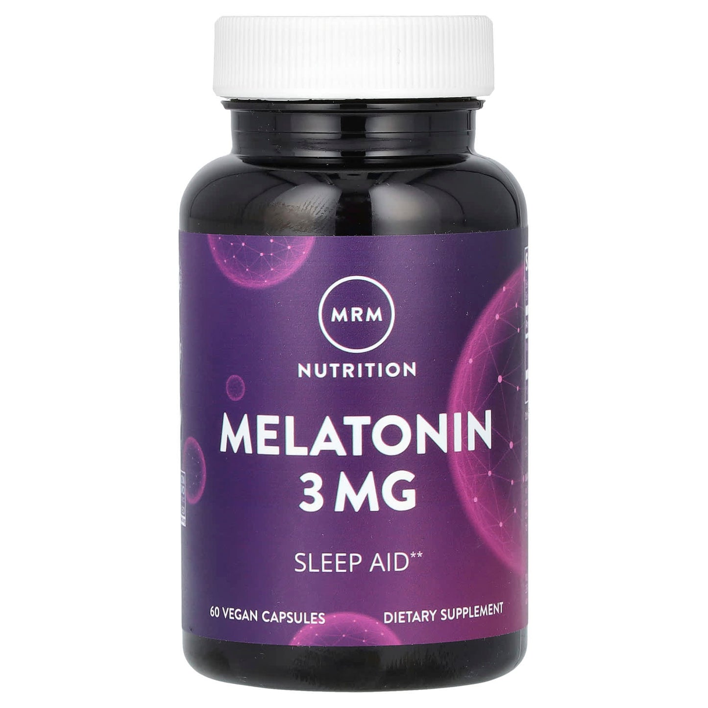 MRM Nutrition-Melatonin-3 mg-60 Vegan Capsules