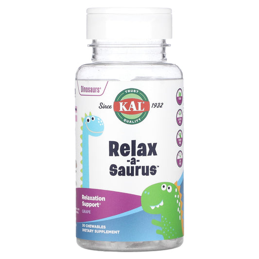 KAL-Dinosaurs-Relax-a-Saurus-Grape-30 Chewables