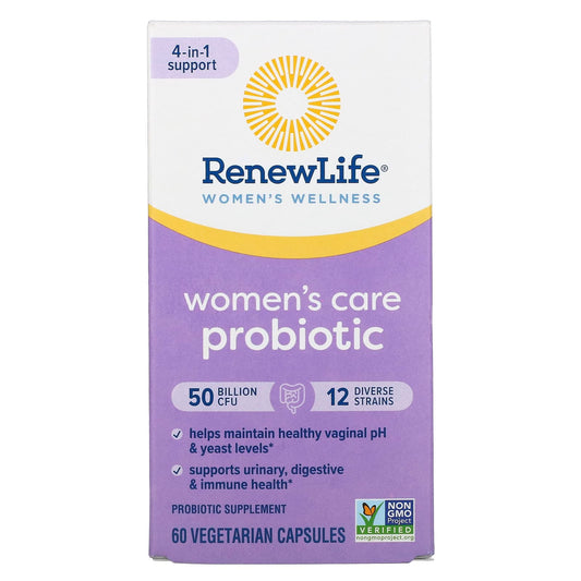 Renew Life-Women's Care Probiotic-50 Billion CFU-60 Vegetarian Capsules