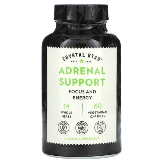 Crystal Star-Adrenal Support-60 Vegetarian Capsules