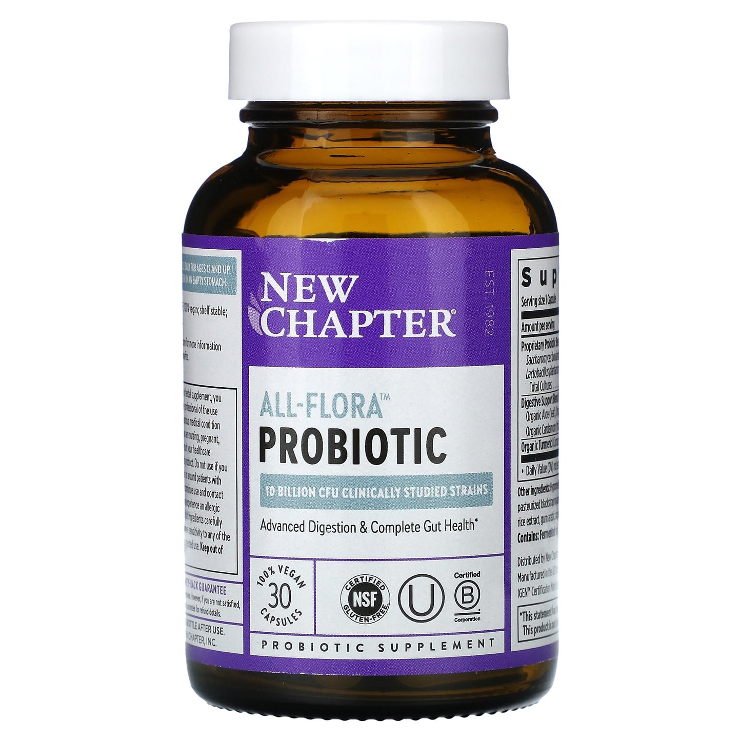 New Chapter, All-Flora Probiotic , 30 Vegan Capsules