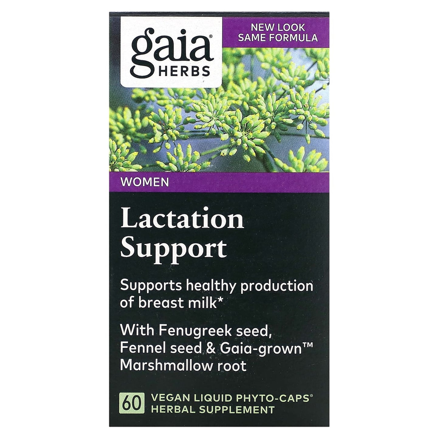 Gaia Herbs-Lactation Support for Women-60 Vegan Liquid Phyto-Caps