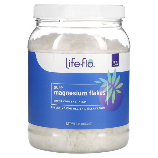 Life-flo-Pure Magnesium Flakes-Super Concentrated-2.75 lb (44 oz)