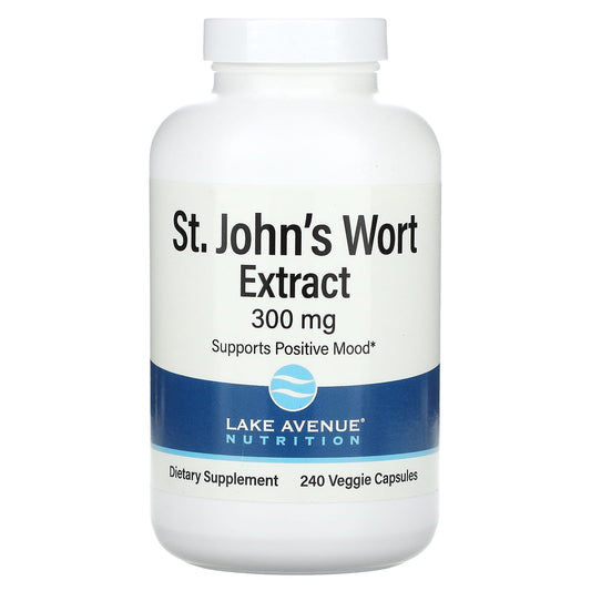 Lake Avenue Nutrition-St. John's Wort Extract-300 mg-240 Veggie Capsules