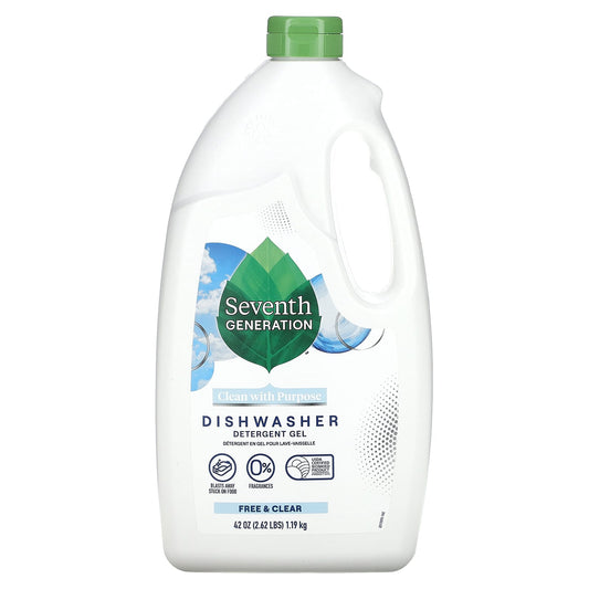 Seventh Generation-Dishwasher Detergent Gel-Free & Clear-2.62 lb (1.19 kg)