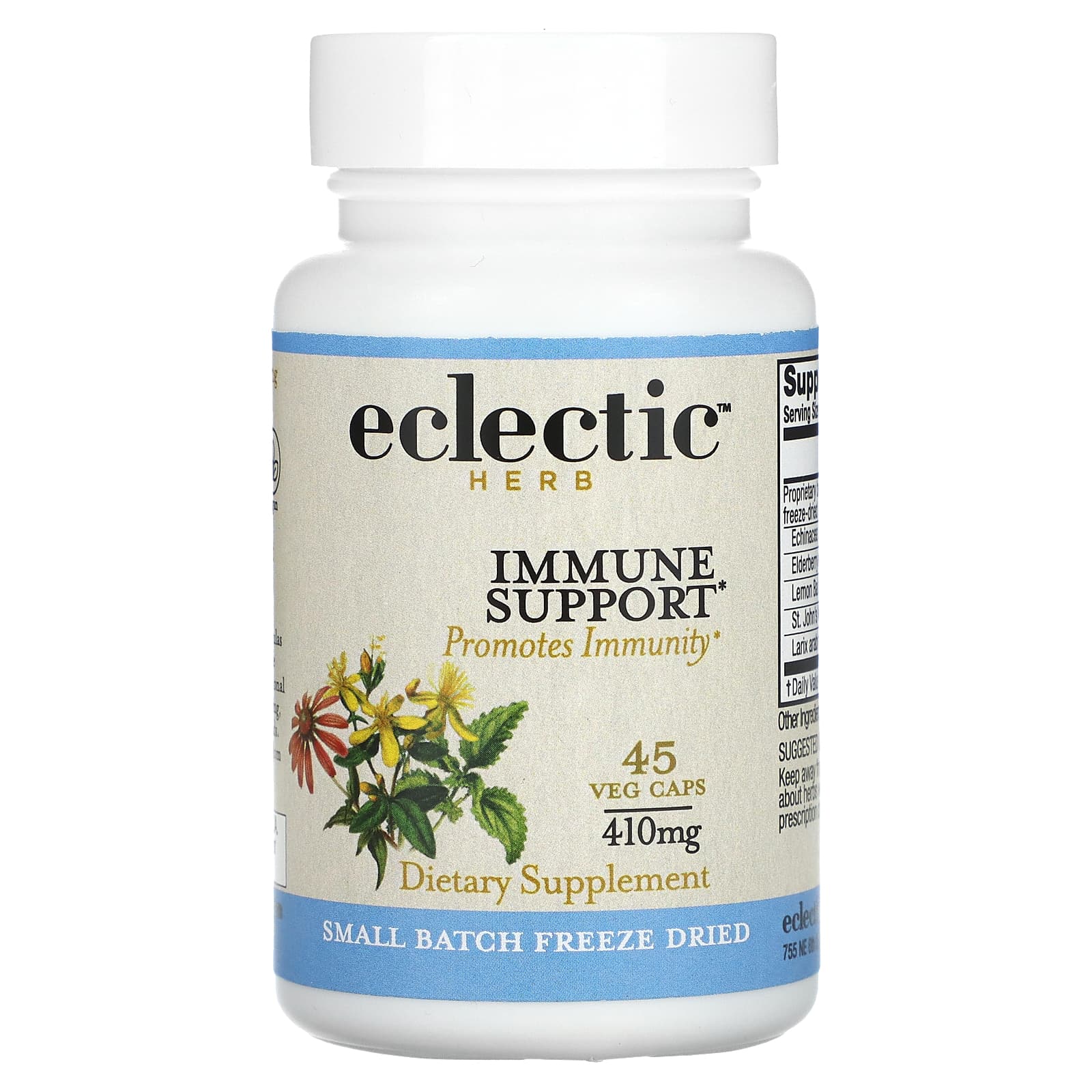 Eclectic Institute-Freeze Dried-Immune Support-410 mg-45 Veg Caps