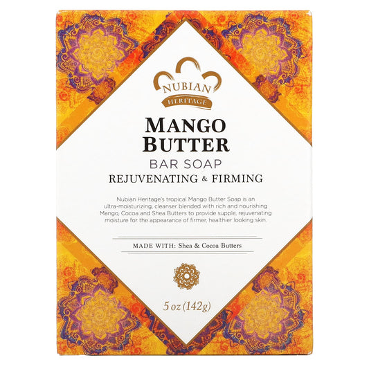 Nubian Heritage-Mango Butter Bar Soap-5 oz (142 g)