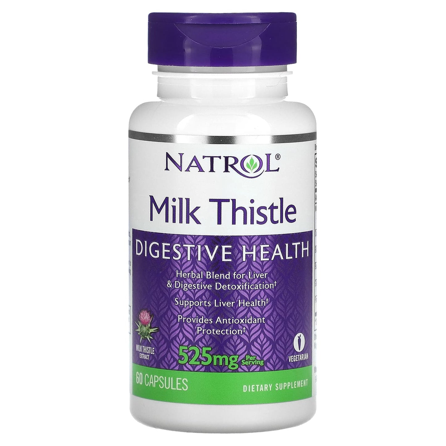 Natrol-Milk Thistle-525 mg-60 Capsules (262.5 mg per Capsule)