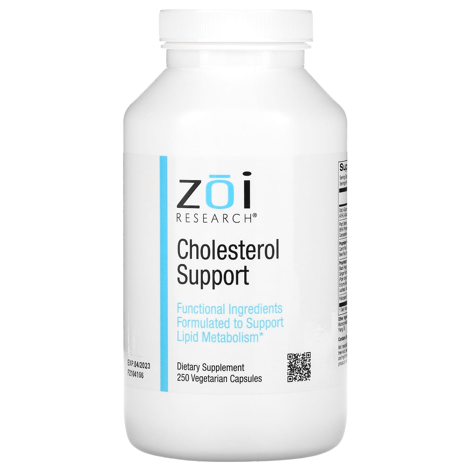 ZOI Research-Cholesterol Support-250 Vegetarian Capsules