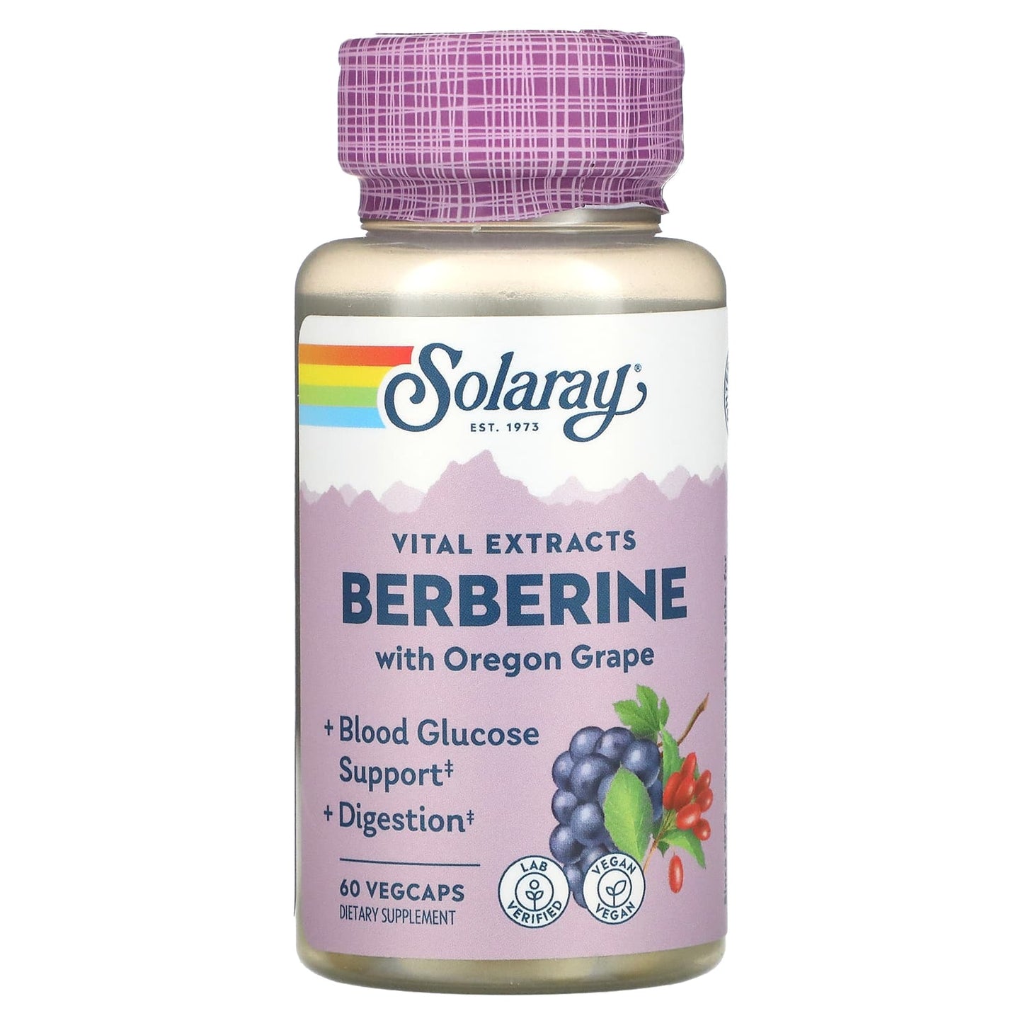 Solaray-Berberine with Oregon Grape-60 VegCaps