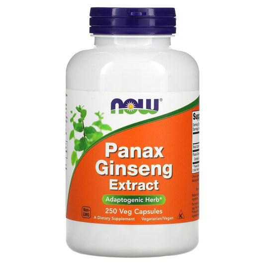 NOW Foods-Panax Ginseng Extract-250 Veg Capsules