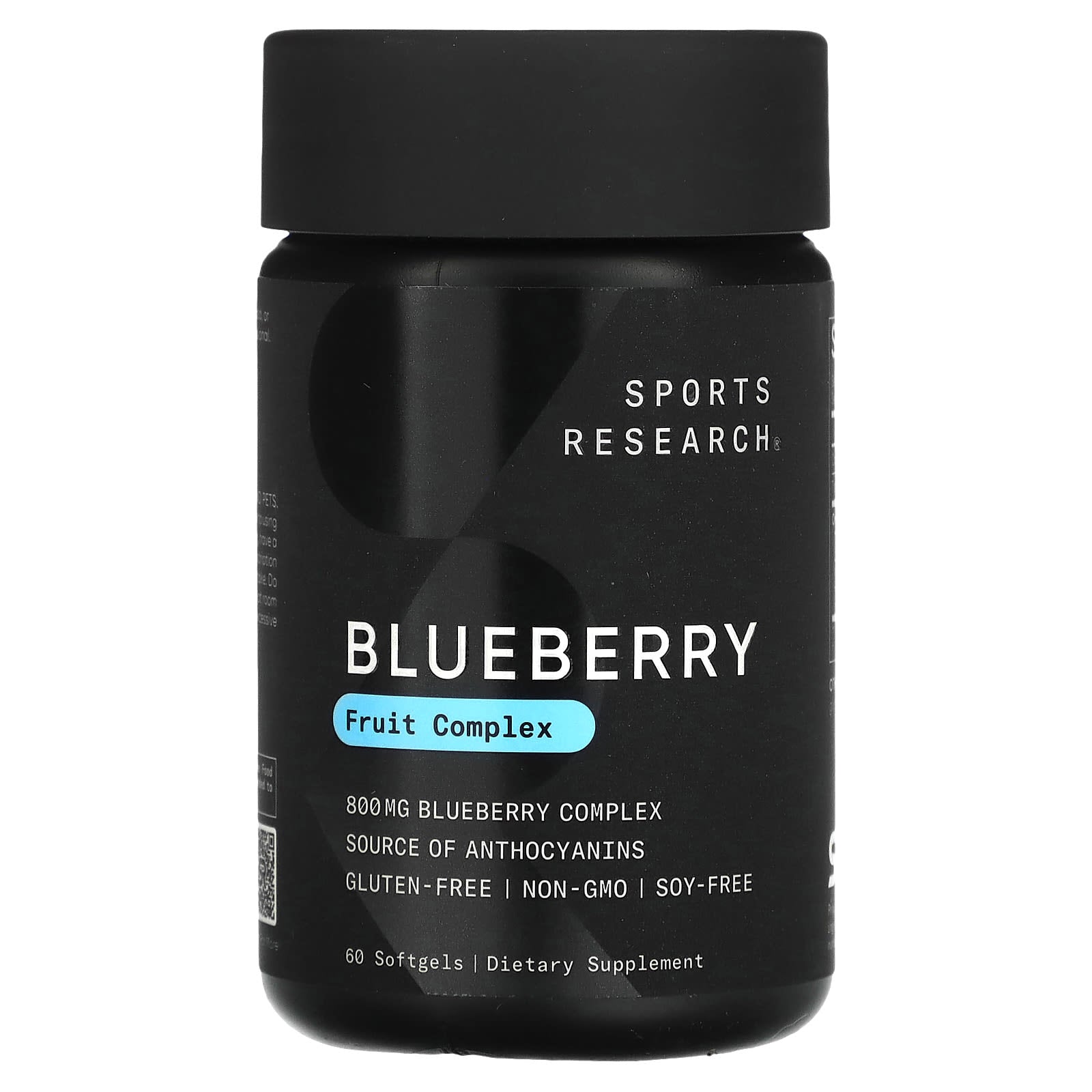 Sports Research-Blueberry Concentrate-800 mg-60 Softgels