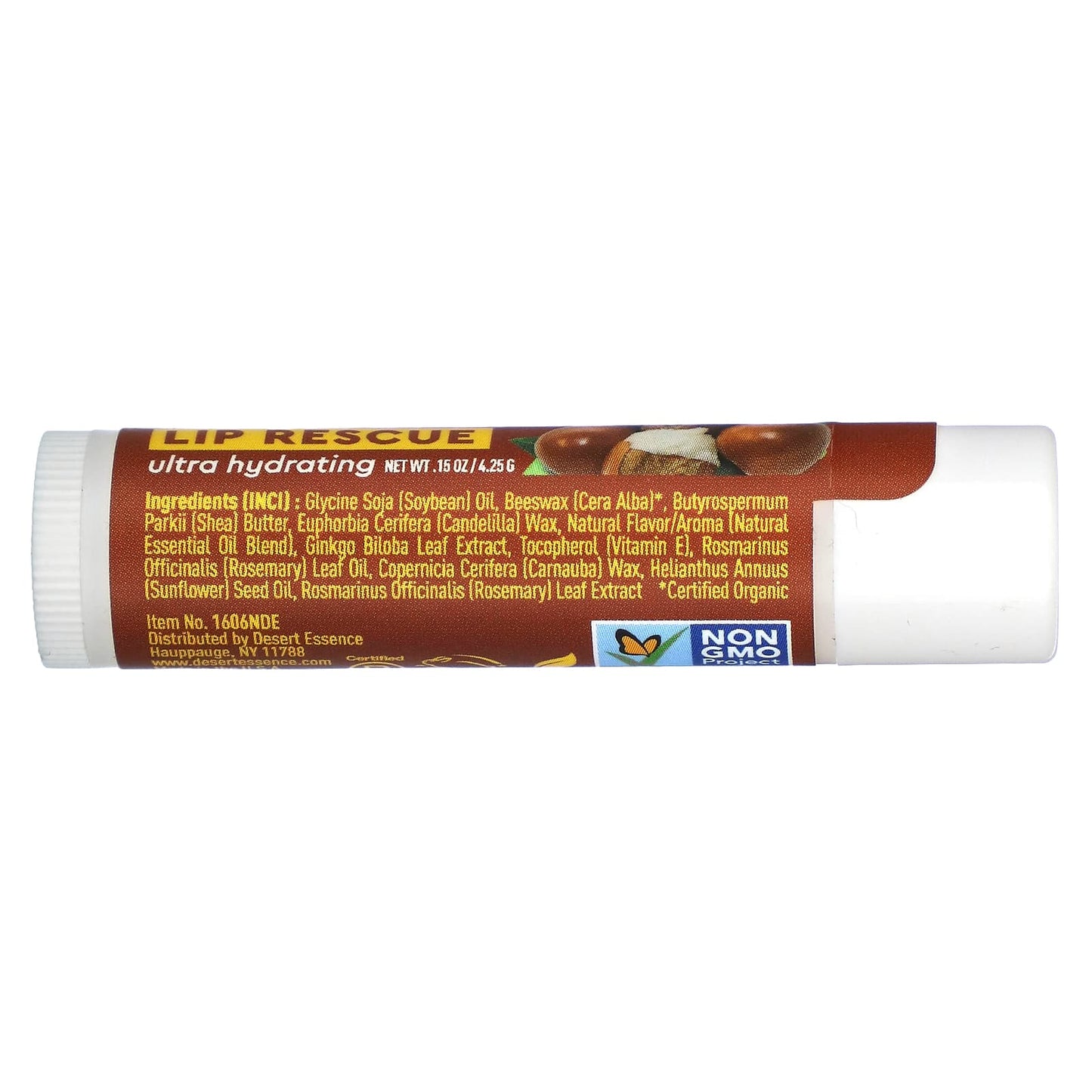 Desert Essence, Lip Rescue, Shea Butter, 0.15 oz (4.25 g)