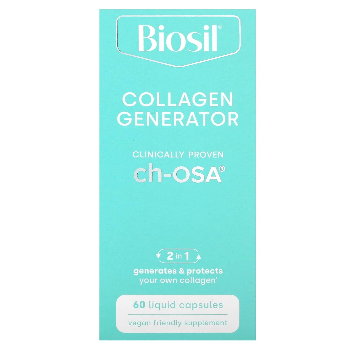 BioSil-Collagen Generator-60 Liquid Capsules