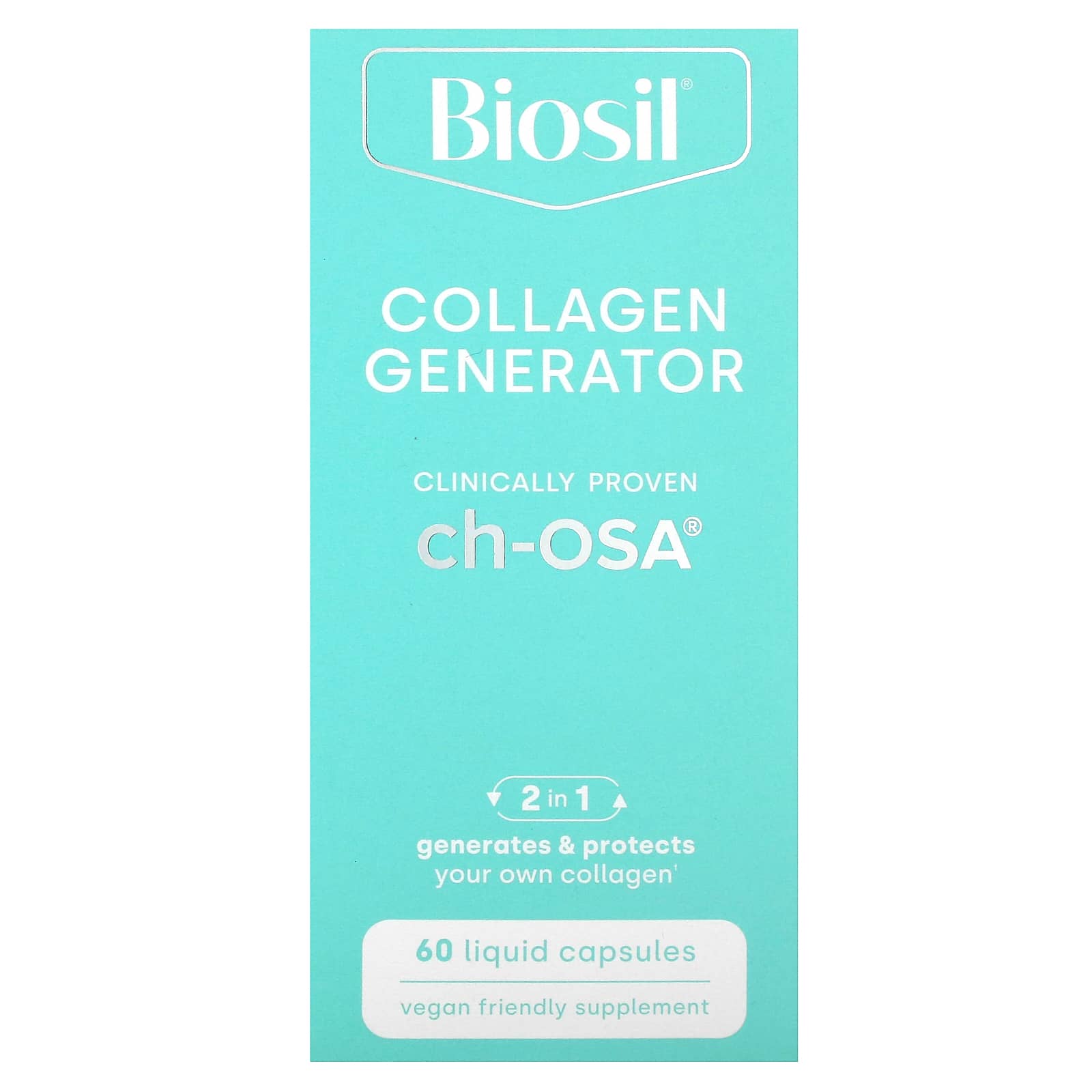 BioSil-Collagen Generator-60 Liquid Capsules