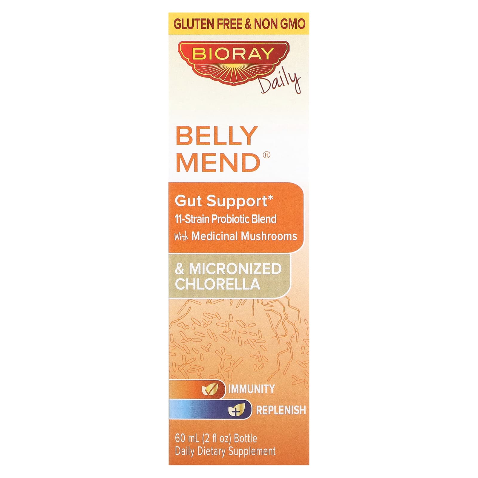 Bioray-Belly Mend-Gut Support-2 fl oz (60 ml)