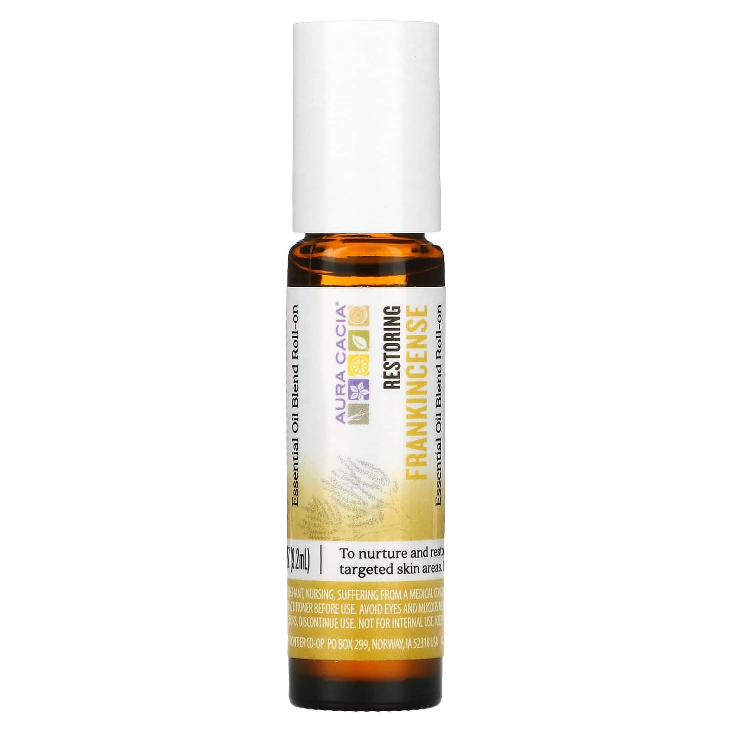 Aura Cacia-Essential Oil Blend-Roll-On-Frankincense-0.31 fl oz (9.2 ml)