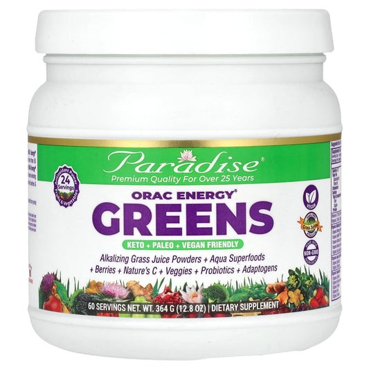 Paradise Herbs-ORAC Energy Greens-12.8 oz (364 g)