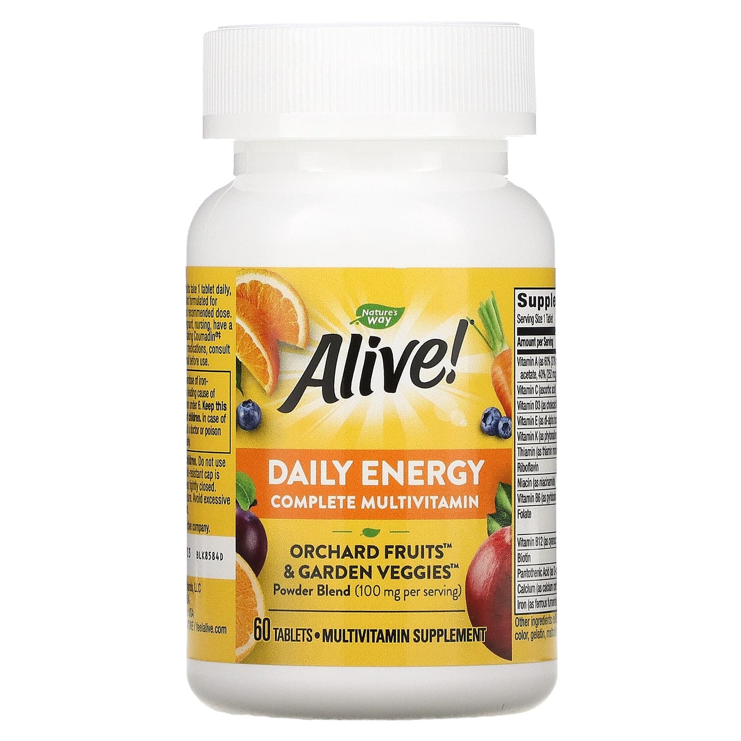 Nature's Way, Alive! Daily Energy, Complete Multivitamin, 60 Tablets