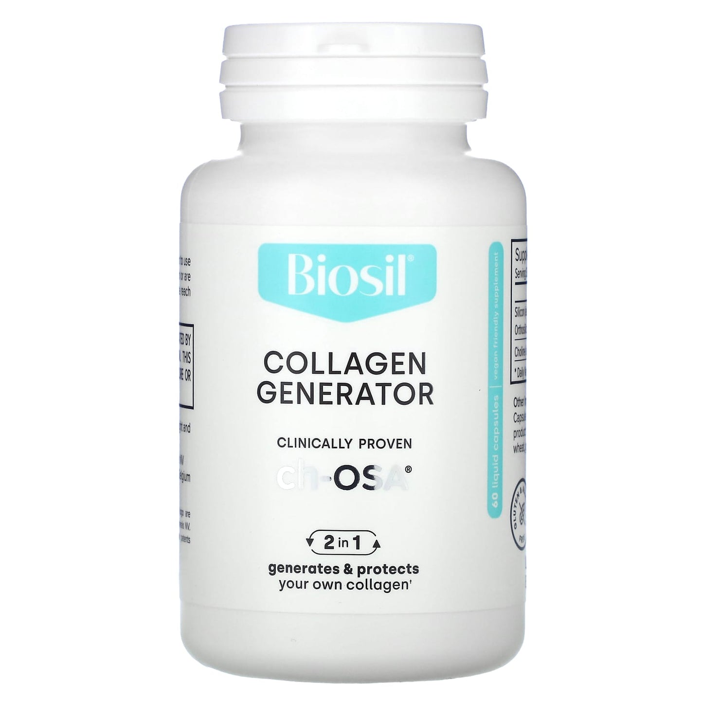 BioSil, Collagen Generator, 60 Liquid Capsules