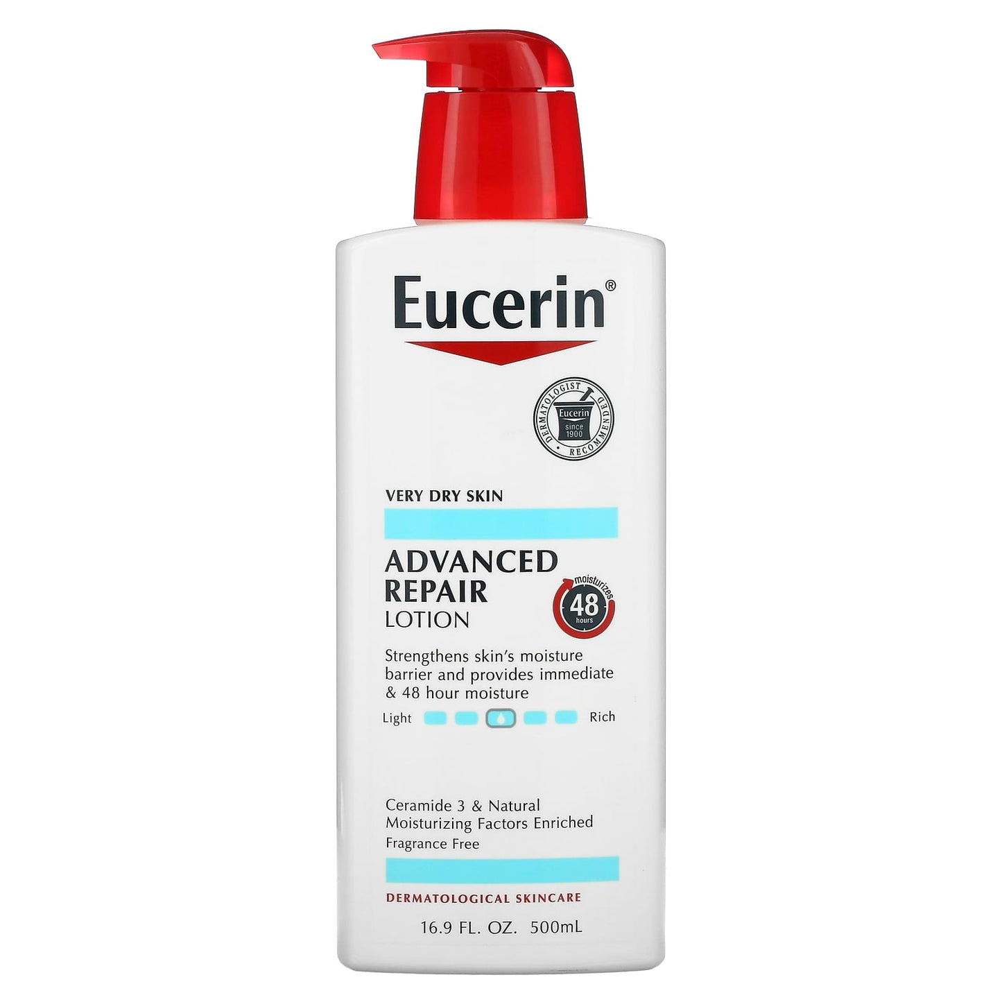 Eucerin-Advanced Repair Lotion-Fragrance Free-16.9 fl oz (500 ml)