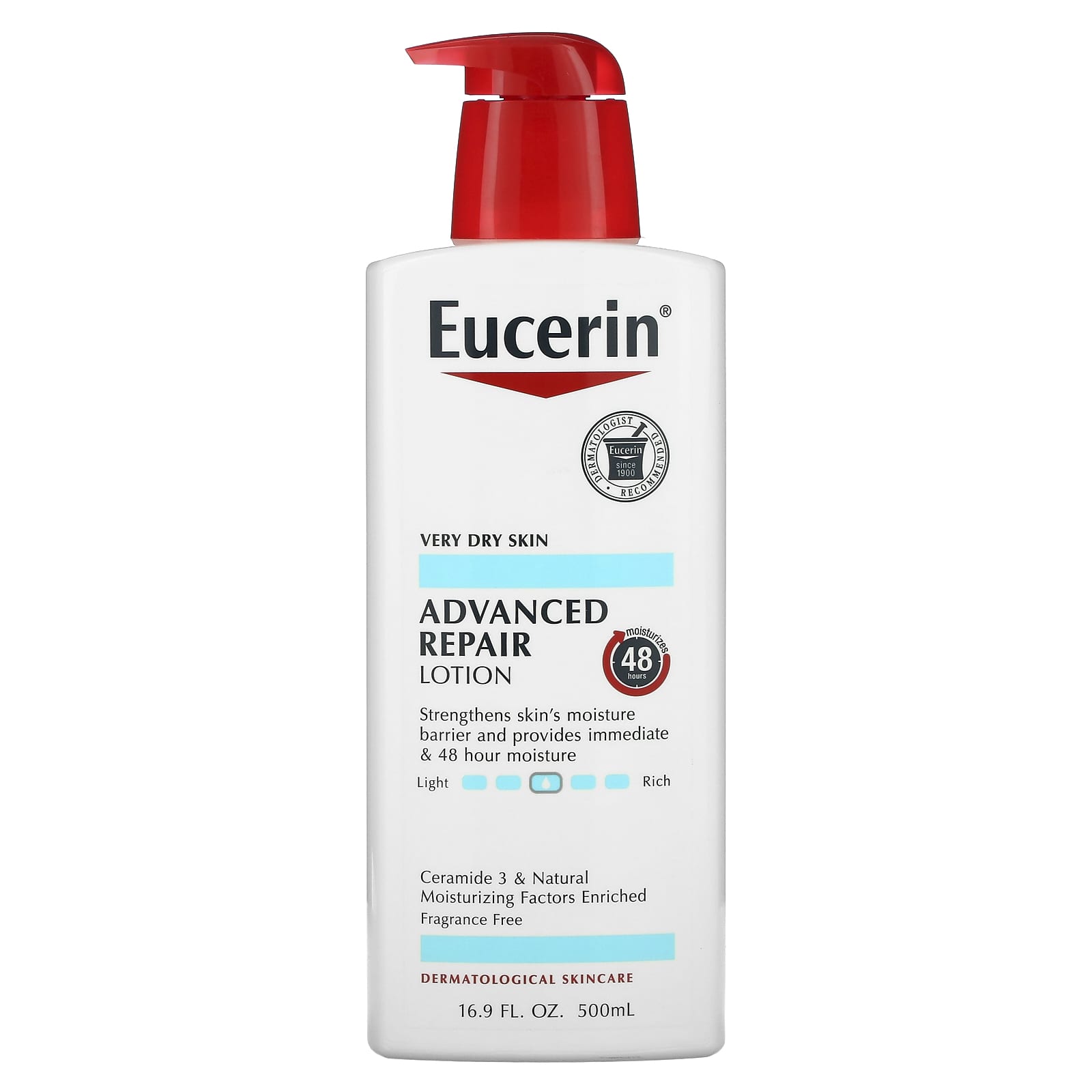 Eucerin-Advanced Repair Lotion-Fragrance Free-16.9 fl oz (500 ml)