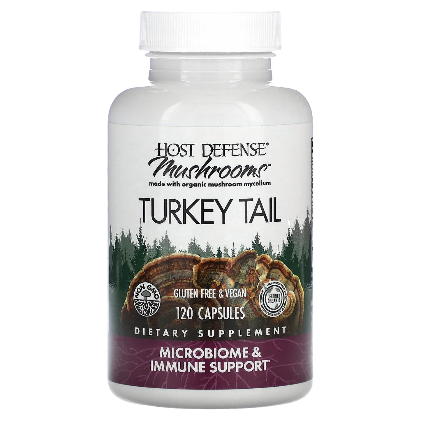 Fungi Perfecti, Mushrooms, Turkey Tail, 120 Capsules