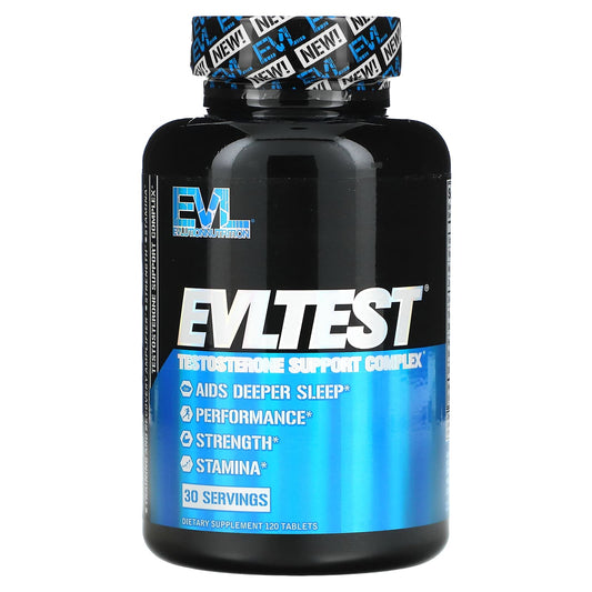 EVLution Nutrition-EVLTest-Testosterone Support Complex-120 Tablets